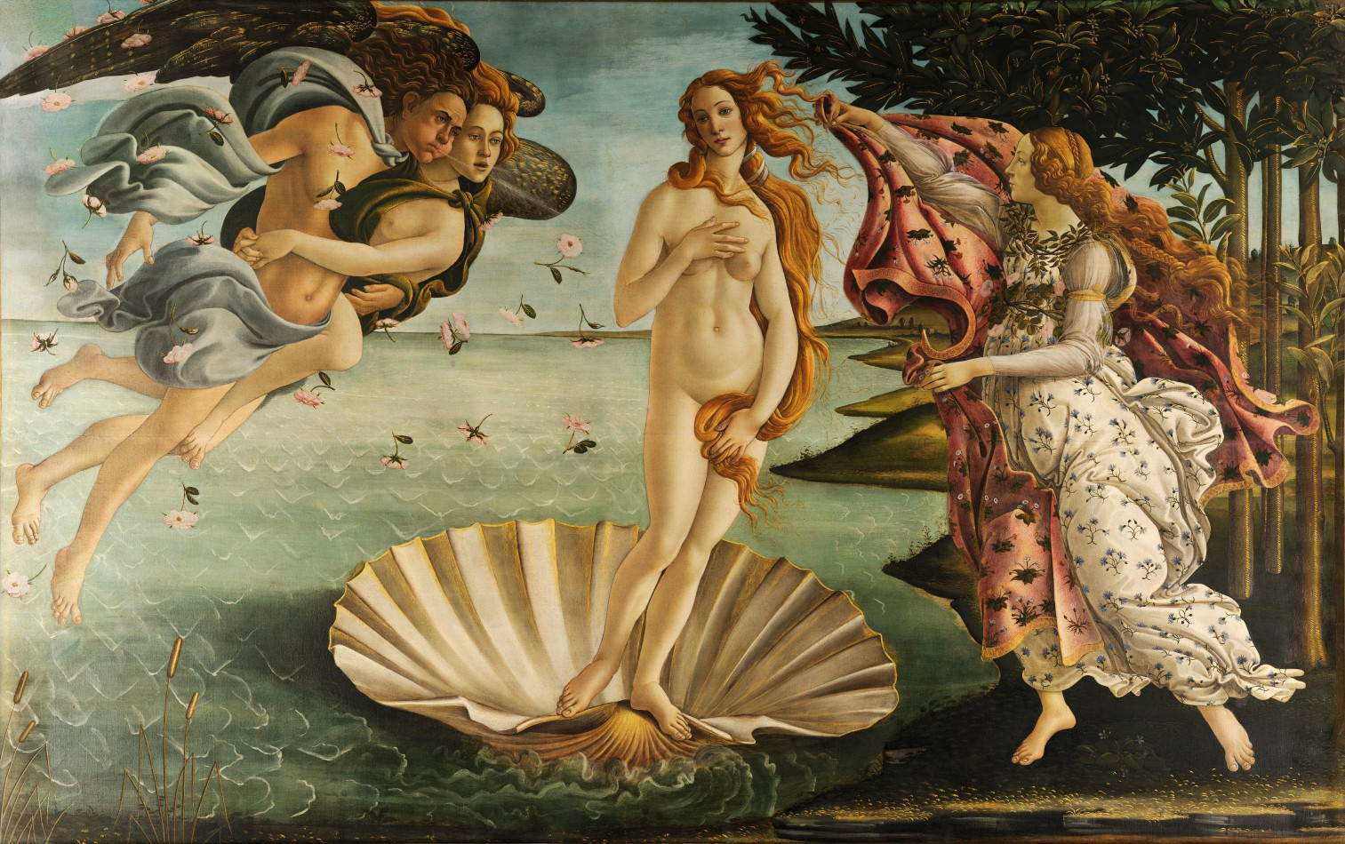 O Nascimento de Vênus por Sandro Botticelli